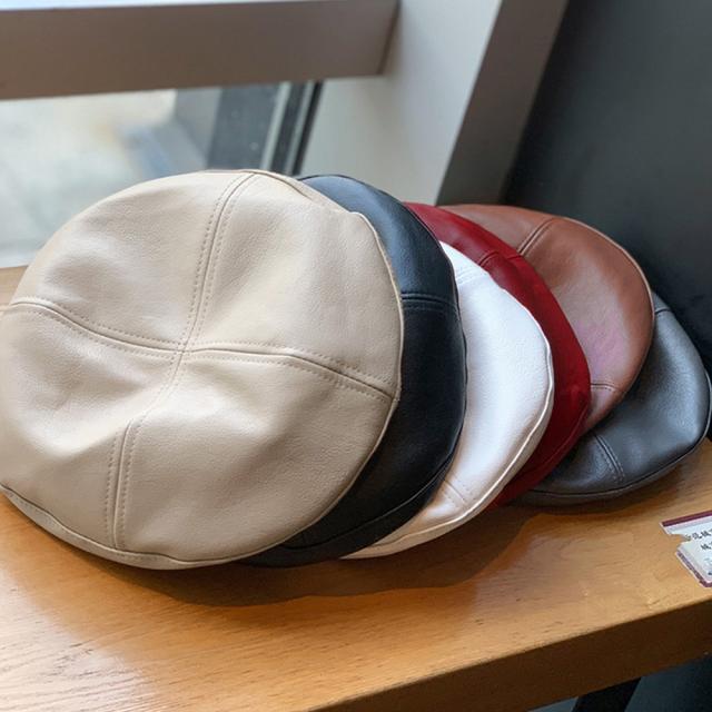 ベレー帽 帽子 レディース チェーン付き 送料無料 即日発送-3