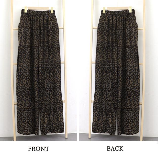 プリーツ ワイドパンツ レディース SK16576707-9792 送料無料 即日発送-2