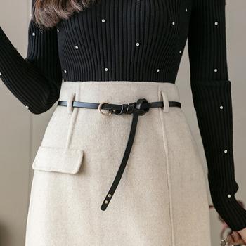 ウールライク タイトスカート 秋冬 送料無料 即日発送-7