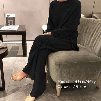 ニットセットアップ レディース 秋冬 SK16777334-4797 送料無料 即日発送-4