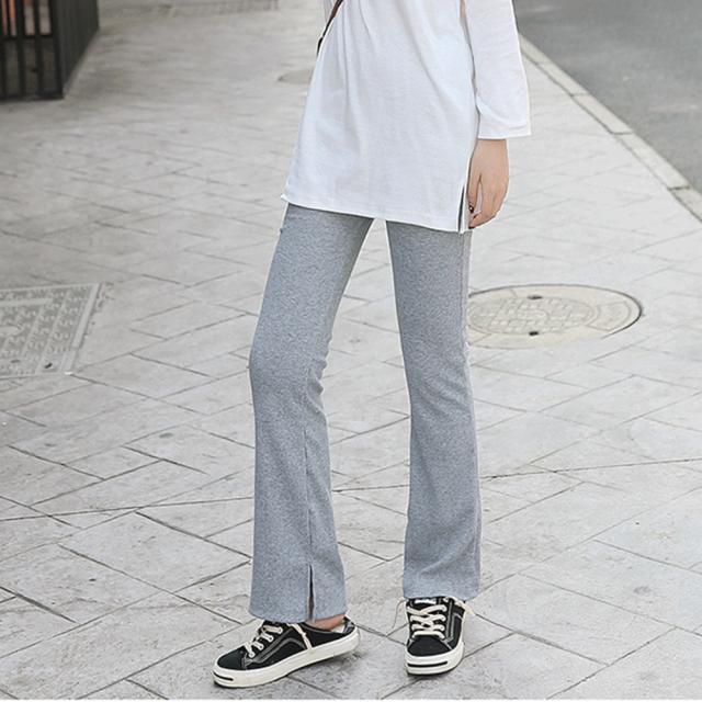 フレア レギンス サイドスリット 送料無料 即日発送-7