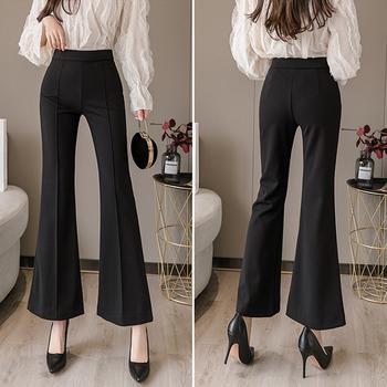 美脚 セミフレアパンツ レディース 送料無料 即日発送-4