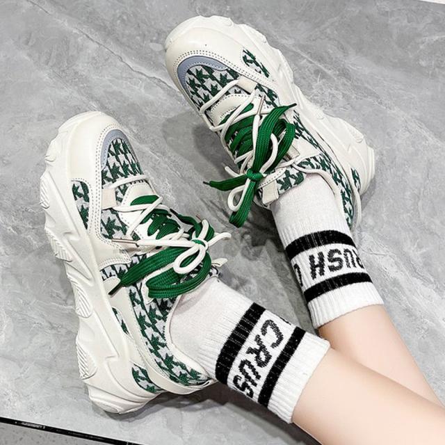 スニーカー ダッドスニーカー レディース 美脚 送料無料 即日発送-9