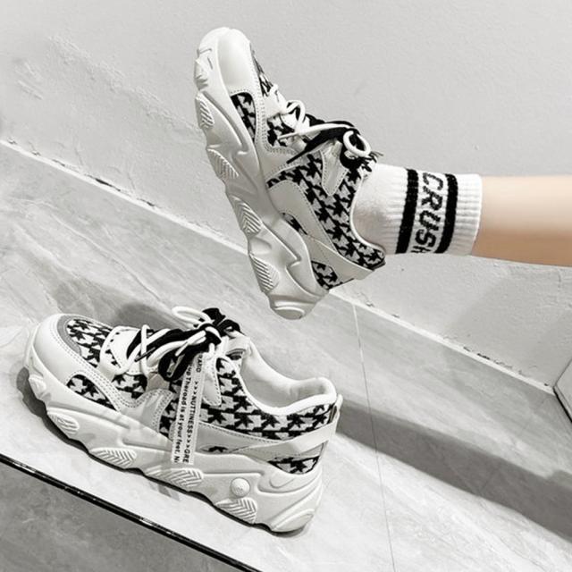 スニーカー ダッドスニーカー レディース 美脚 送料無料 即日発送-5