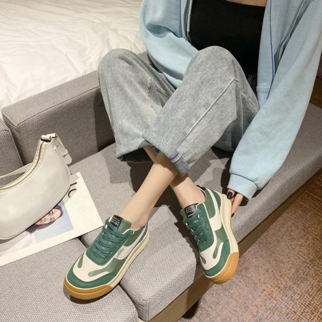 スニーカー 厚底スニーカー レディース 配色 送料無料 即日発送-7