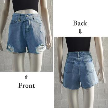デニムショートパンツ レディース 送料無料 即日発送-9