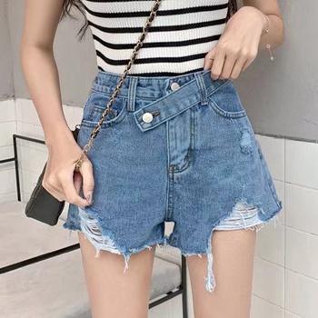 デニムショートパンツ レディース 送料無料 即日発送-4