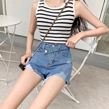 デニムショートパンツ レディース 送料無料 即日発送-7