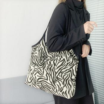 トートバッグ キャンバス ゼブラ柄 送料無料 即日発送-7