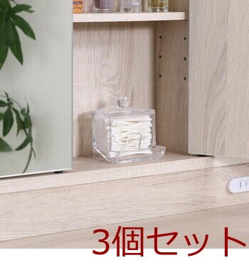 PSコスメ収納 綿棒ケース 3セット 送料無料-2