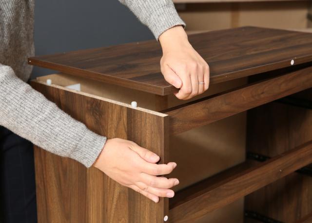 4段チェスト MBR　工具不要 送料無料-5