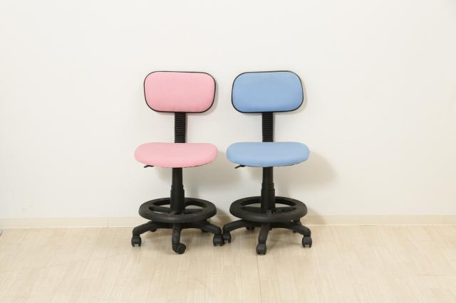 学童チェアー ブラック ブルー 送料無料-3