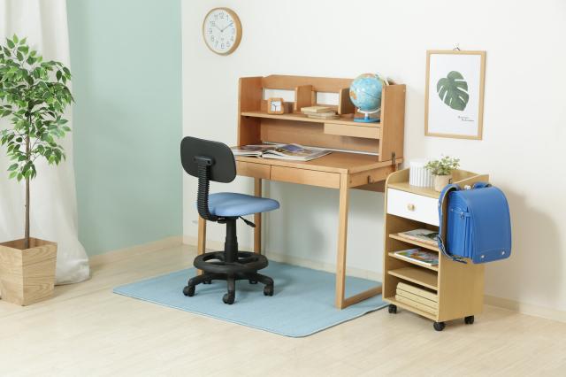 学童チェアー ブラック ブルー 送料無料-6