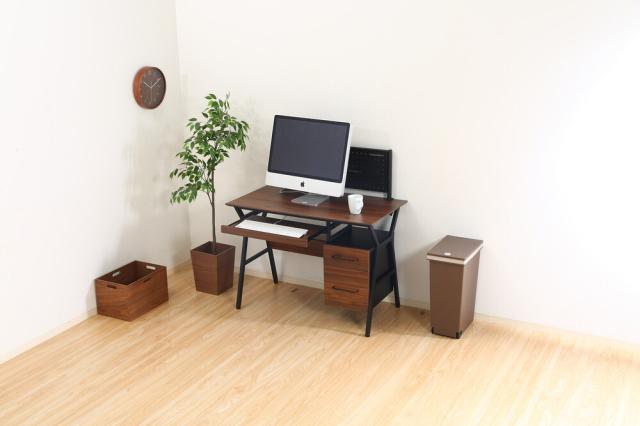 デスク クレバー ホワイト ブラウン 送料無料-9