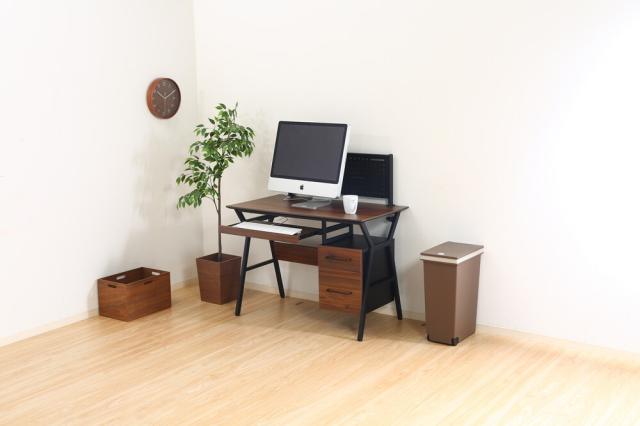 デスク クレバー ホワイト ブラウン 送料無料-8