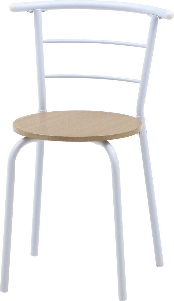 ダイニング3点WH BR 送料無料-3