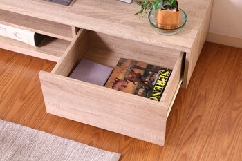 TVボード 150幅 ホワイトオーク ブラウン 送料無料-2