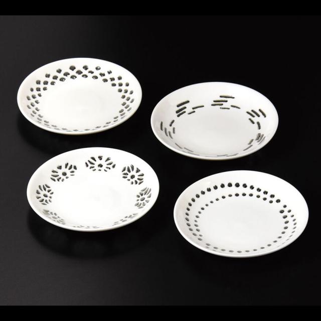 和食器 ほたる小皿 波 雲 華 輪 3セット 送料無料-5