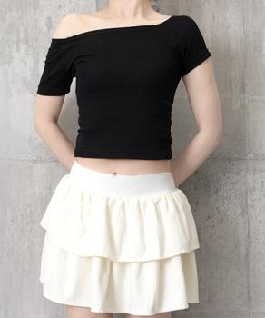 カットソー へそ出し トップス Tシャツ シンプル 送料無料 即日発送-6