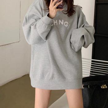 スウェット 裏起毛 英字ロゴ トレーナー 送料無料 即日発送-4