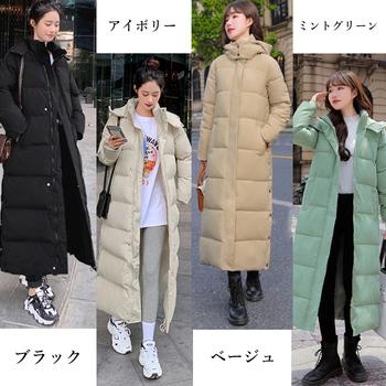 フード付きキルティングコート レディース 送料無料 即日発送-1
