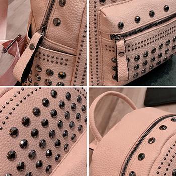 スタッズ リュックサック 女子 おしゃれ 送料無料 即日発送-2