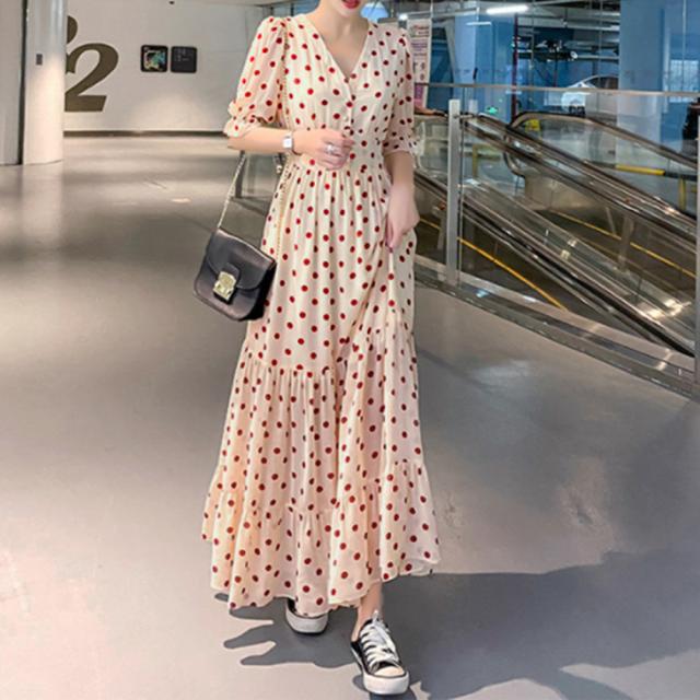 ワンピース ティアード ワンピース レディース 春夏 送料無料 即日発送-7