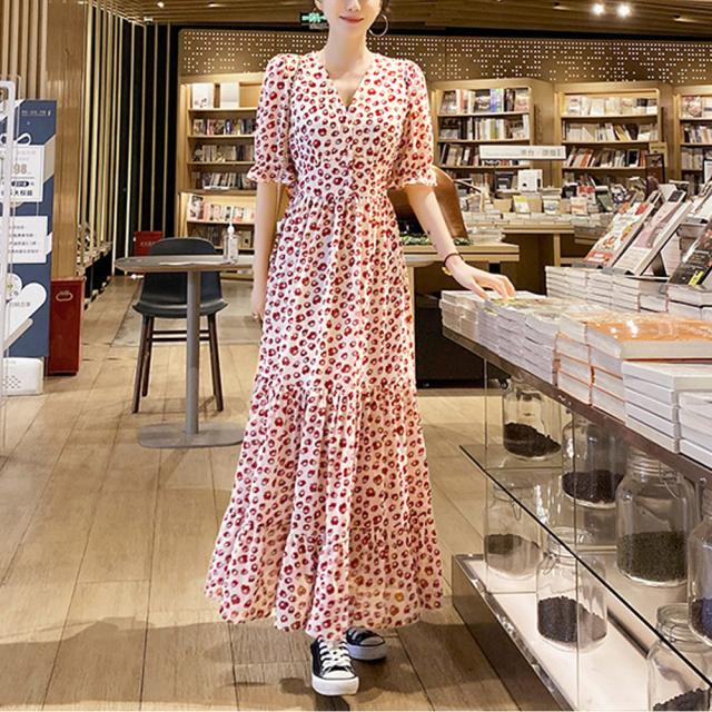 ワンピース ティアード ワンピース レディース 春夏 送料無料 即日発送-8