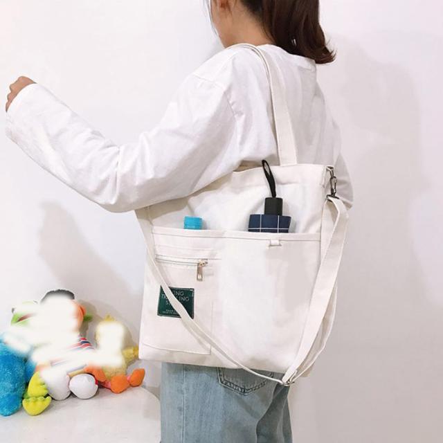 トートバッグ キャンバス トートバッグ 2way 軽量 送料無料 即日発送-5