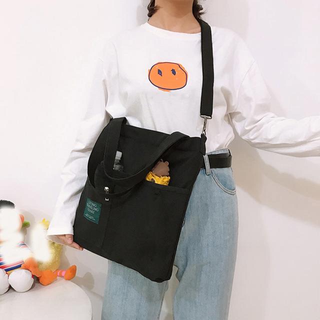 トートバッグ キャンバス トートバッグ 2way 軽量 送料無料 即日発送-7