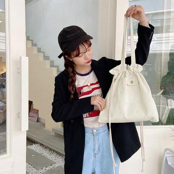 トートバッグ キャンバス 巾着バッグ トートバッグ 送料無料 即日発送-4