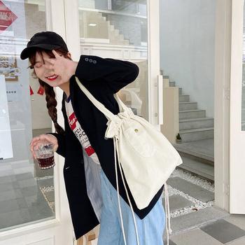 トートバッグ キャンバス 巾着バッグ トートバッグ 送料無料 即日発送-6