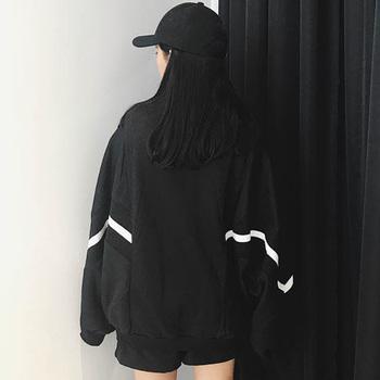 裏起毛パーカー ジップアップ 暖かい ロングパーカー トレーナー 体型カバー 送料無料 即日発送-4