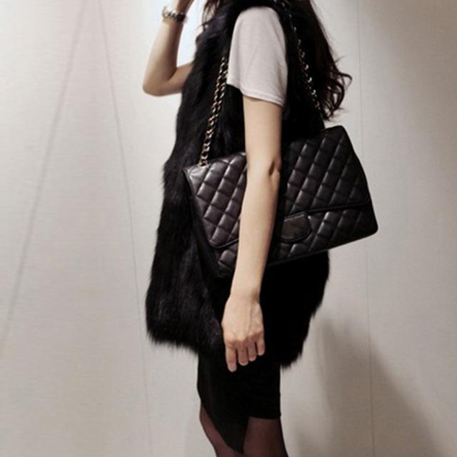 ファー ベスト レディース ジレ ファ チョッキ ベスト 前開き 毛皮 ベスト 秋冬 アウター 送料無料 即日発送-5