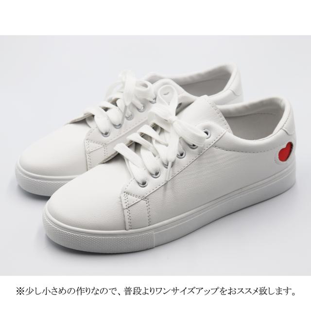 スニーカー レディースシューズ レースアップ ローカット 靴 履きやすい フラットシューズ 送料無料 即日発送-4
