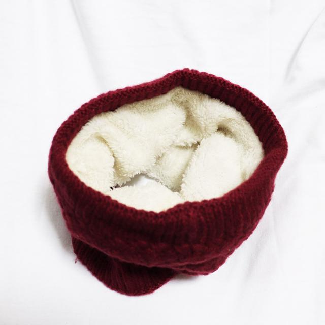 マフラー ニット ふわふわ ボア 防寒 レディース 暖かい スヌード 秋冬 ネックウォーマー 送料無料 即日発送-8