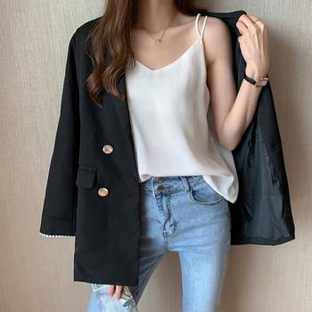 シフォン キャミソール バッククロス 夏 送料無料 即日発送-6