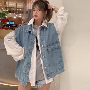 デニムベスト レディース デニムチョッキ SK15993284-5558 送料無料 即日発送-3