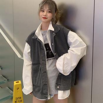 デニムベスト レディース デニムチョッキ SK15993284-5558 送料無料 即日発送-7