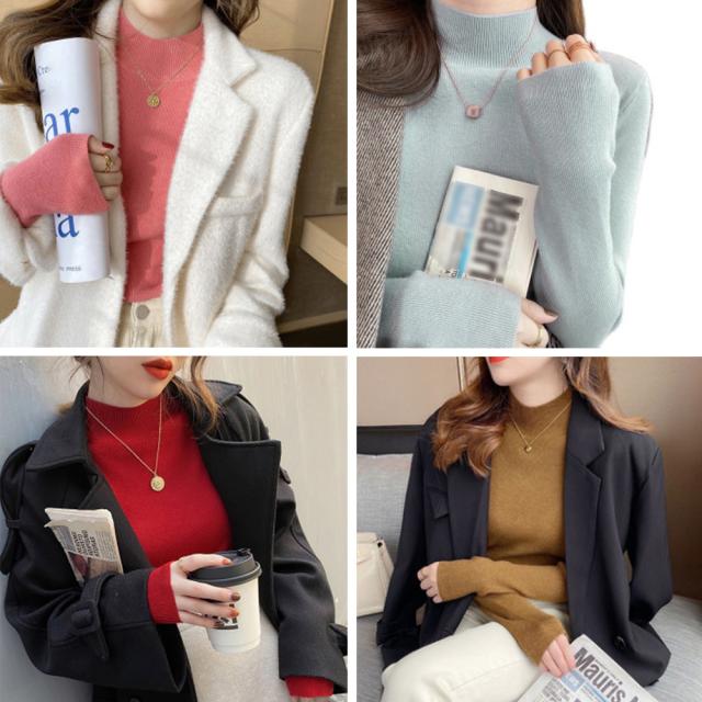 秋冬 ニットトップス レディースきれいめ SK16344622-4134 送料無料 即日発送-9