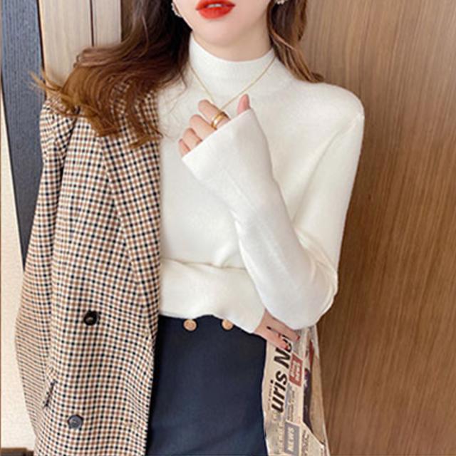 秋冬 ニットトップス レディースきれいめ SK16344622-4134 送料無料 即日発送-5