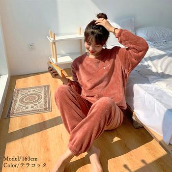 フリースパジャマ 上下レディース SK13194710-4231 送料無料 即日発送-9