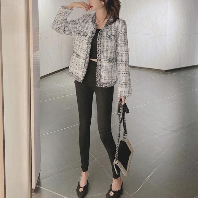 ツイード風 ジャケット レディース SK16433358-7957 送料無料 即日発送-9