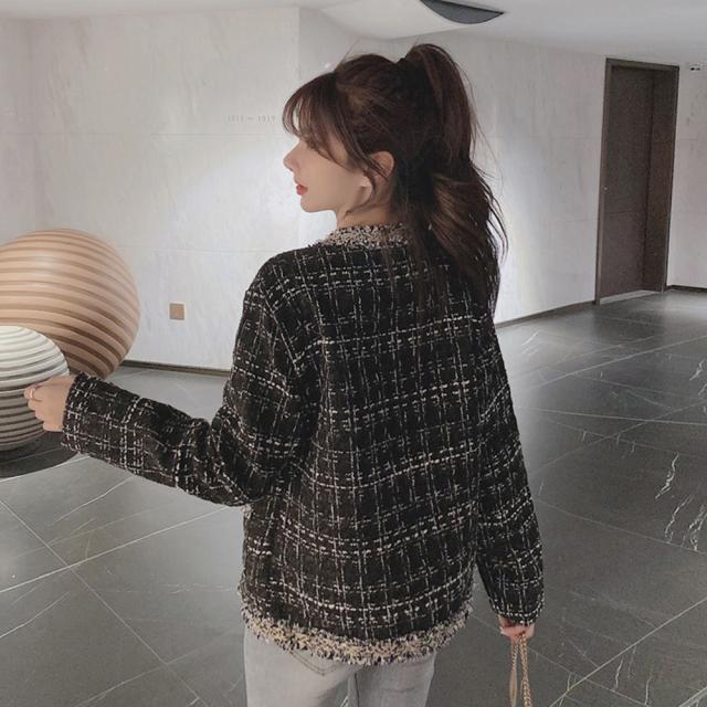 ツイード風 ジャケット レディース SK16433358-7957 送料無料 即日発送-4