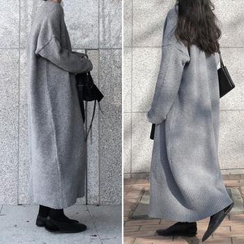 ロング ニットカーディガン レディース SK16483650-8947 送料無料 即日発送-4