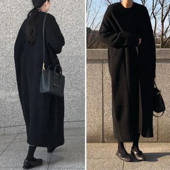 ロング ニットカーディガン レディース SK16483650-8947 送料無料 即日発送-6