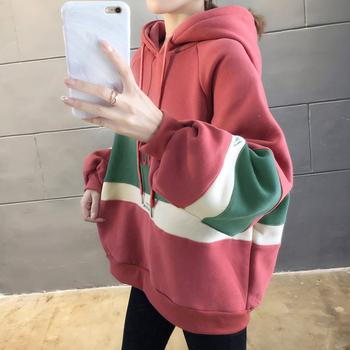 裏起毛 レディース パーカー フード付き 送料無料 即日発送-5