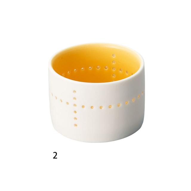 和食器 色ほたる珍味入 切立 丸 紺 山吹 4セット 送料無料-2