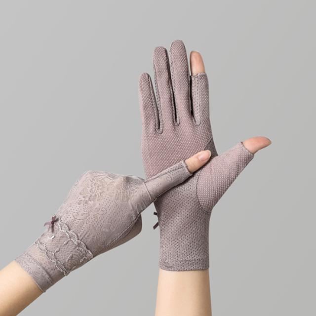 手袋 レース レディース 紫外線対策 送料無料 即日発送-9