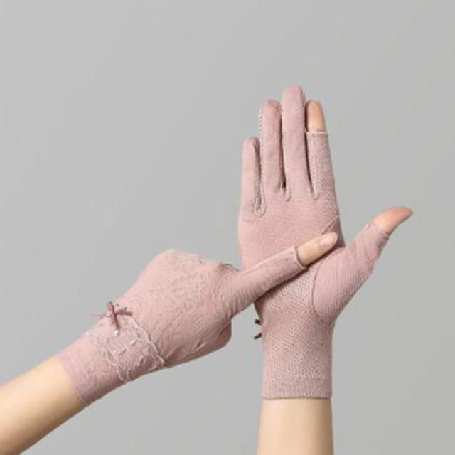 手袋 レース レディース 紫外線対策 送料無料 即日発送-5